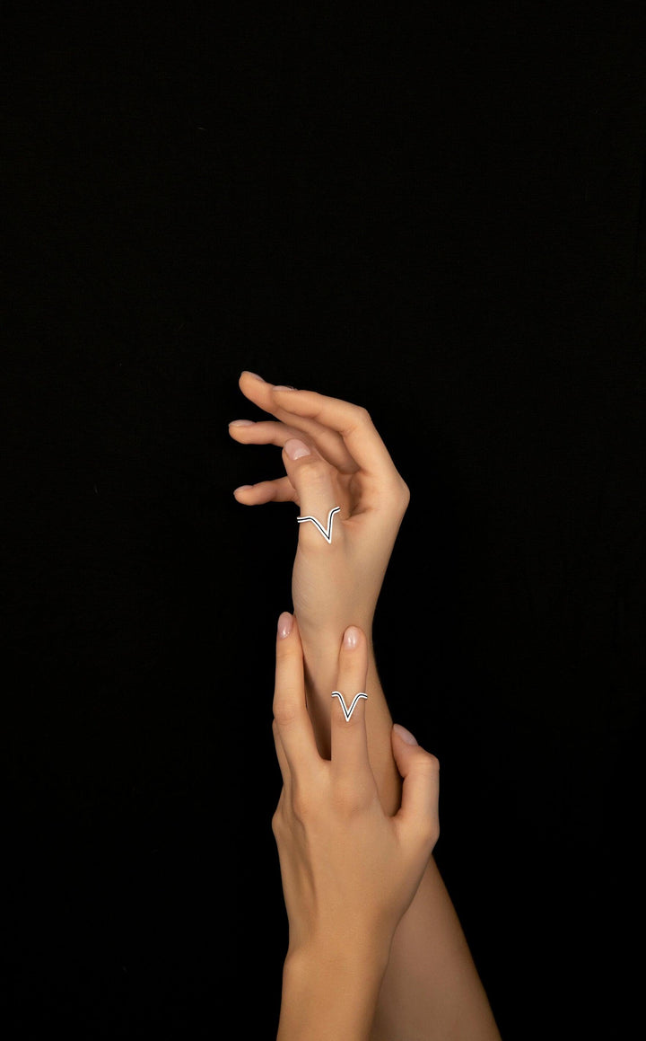 Nano Aries Ring, Unisex, Sterling Silver 925, by Mystic J