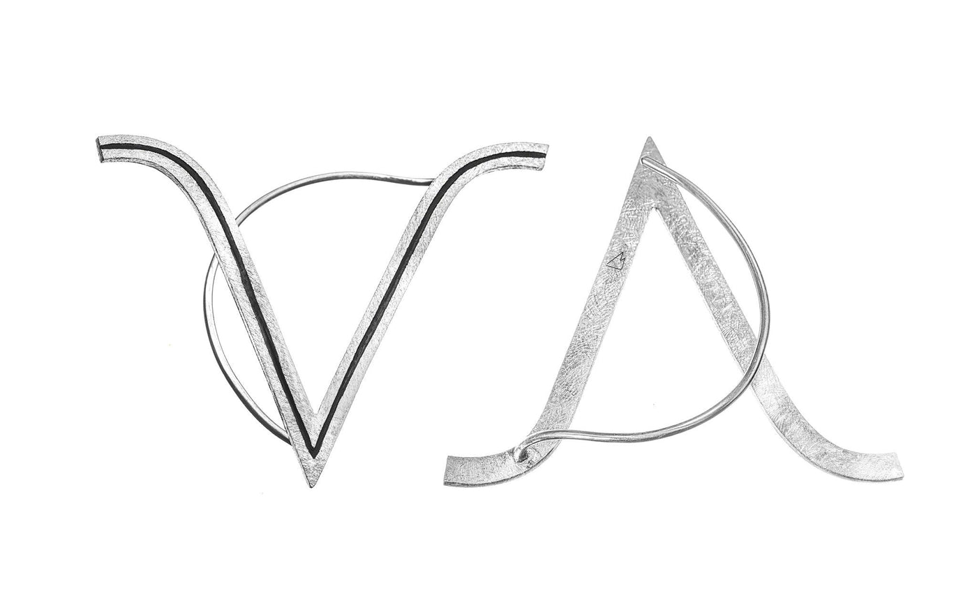 Aries Ear Cuffs, Sterling Silver 925, Unique Design by Mystic J.