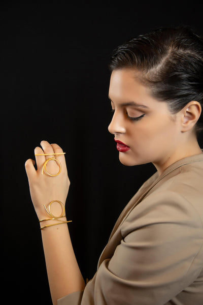 Capricorn Bracelet, ethically handmade of 18K Gold.