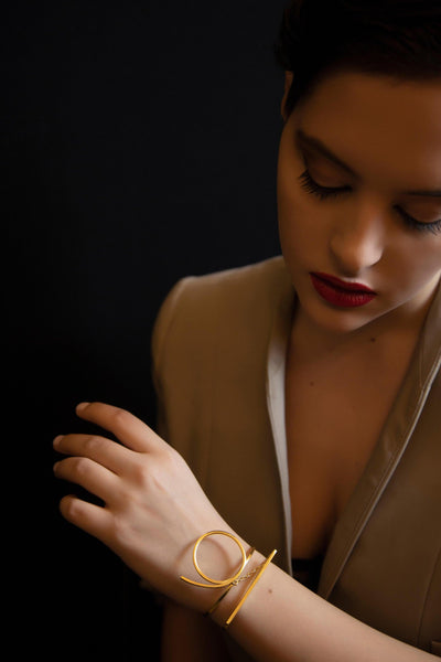 Capricorn Bracelet, ethically handmade of 18K Gold.