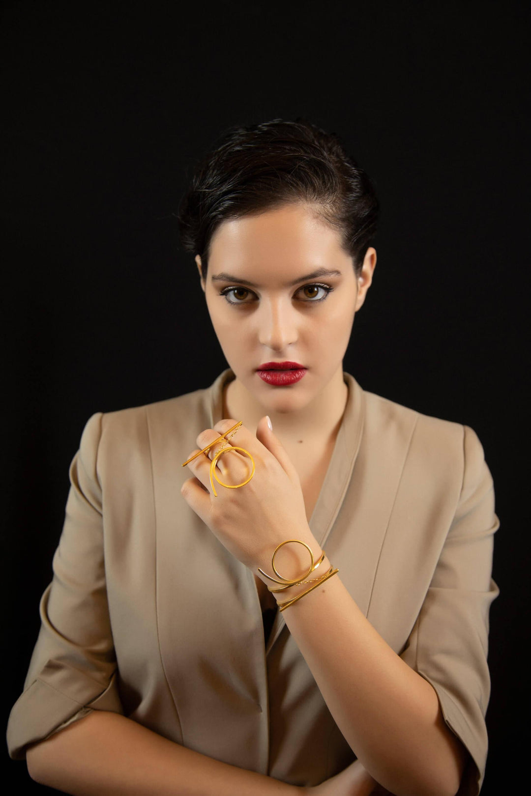 Capricorn Bracelet, ethically handmade of 18K Gold.