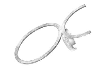 Taurus Ring - Fully handmade in Sterling silver 925. Contemporary unique design of limited edition by Mystic J. #material_plata-de-ley-925 